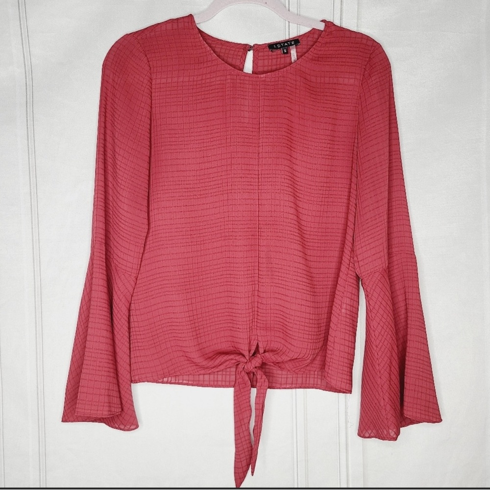 3/$30 1. State Tie Blouse
Size: S
